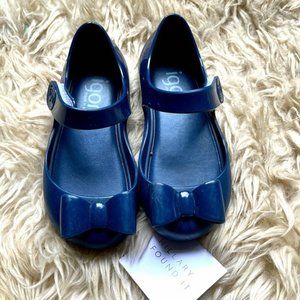 Navy Blue Mary Jane Jelly Shoes